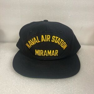 VINTAGE Naval Air Station Miramar Cap BLUE NAVY